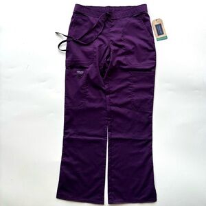 Cherokee target new workwear revolution purple XS petite Scrub cargo pants